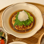 なみなみ中皿 ホワイト